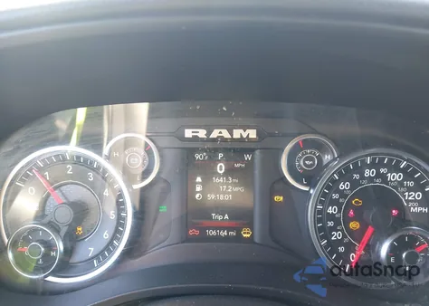 2021 Ram 1500 Big Horn 4X4 5'7 Box из США, поврежденный, VIN 1C6SRFFT3MN643641